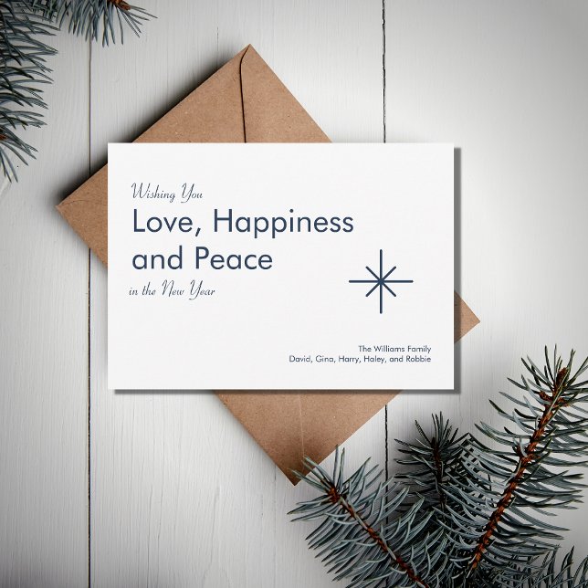 Simple 2026 New Year Elegant Typography  Holiday Card (Creator Uploaded)
