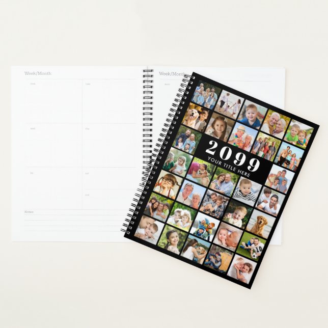 Simple 32 Photo Collage Custom Planner (Display)