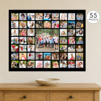 Simple 55 Photo Collage Custom Colour