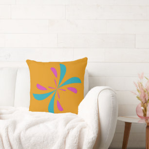 Simple Abstract Butterfly Flight Pattern Cushion
