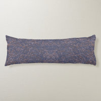Simple Abstract Thread Art Blue Pattern