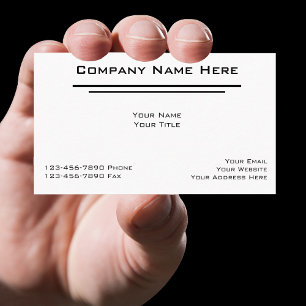 Simple Accountant Business Cards