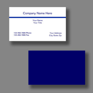 Simple Acountant Business Card