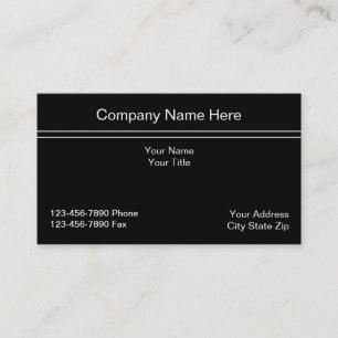 Simple Acountant Business Card