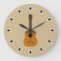 Simple Acoustic Guitar Cartoon