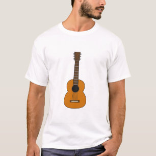 Simple Acoustic Guitar Cartoon T-Shirt