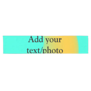 Simple acrylic pour marble add your text name cust short table runner