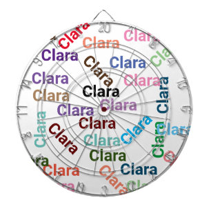 SIMPLE add name typography calligraphy color names Dartboard