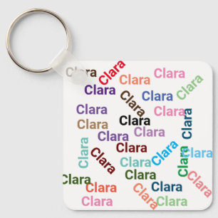 SIMPLE add name typography calligraphy colour name Key Ring