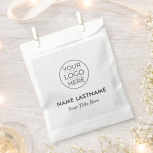 Simple Add Your Logo Business Favour Bags