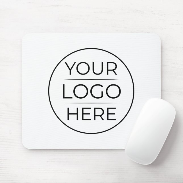 Simple Add Your Logo Business Mouse Mat (With Mouse)