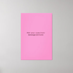 Simple add your name text Customise Canvas Print
