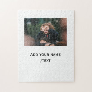 simple add your photo text kids funny holidays fam jigsaw puzzle