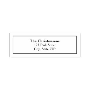 Simple Address Self-inking Stamp