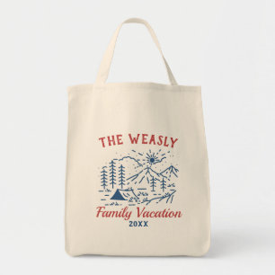 Simple Adventure Camping Family Road Trip  Tote Bag