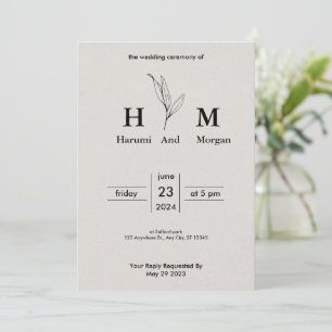 simple affordable Wedding Invitations