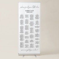 Simple Alphabetical Seating Chart 128 Names