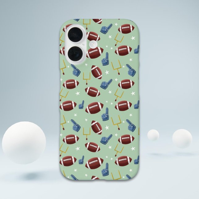 Simple American Football Pattern Case-Mate iPhone Case (Creator Uploaded)