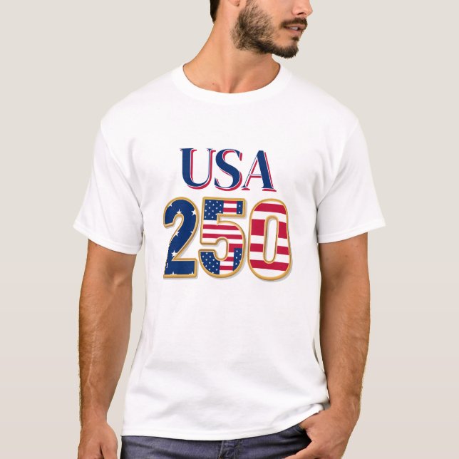Simple America's 250th Anniversary T-Shirt (Front)