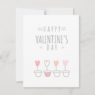 simple and beautiful valentines day card