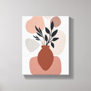 simple and beautiful vase, canvas print