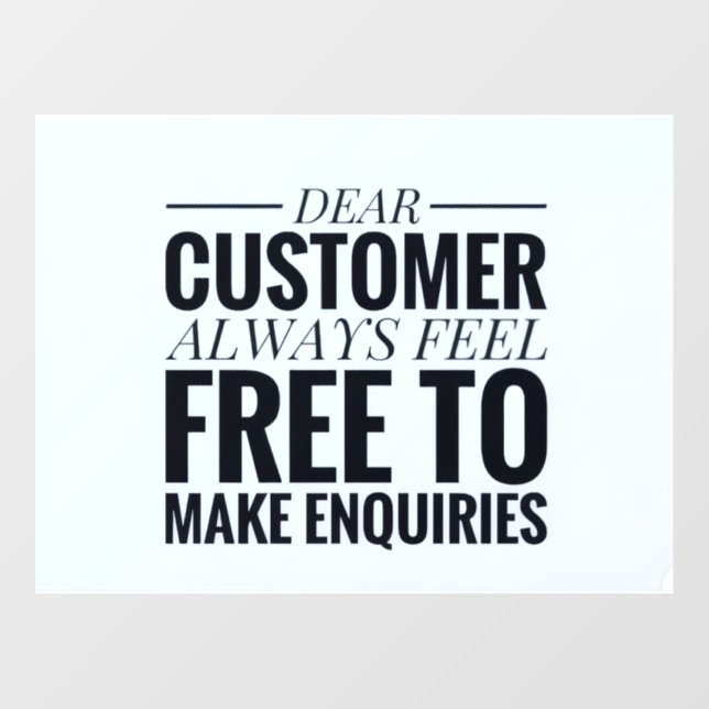 simple and beautiful window cling (Sheet)