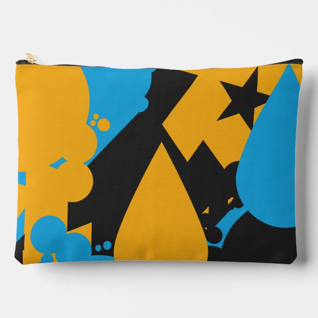 Simple and Bold Tears Accessory Pouch (Front)