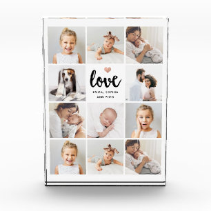 Simple and Chic Collage Love with Heart Photo Block
