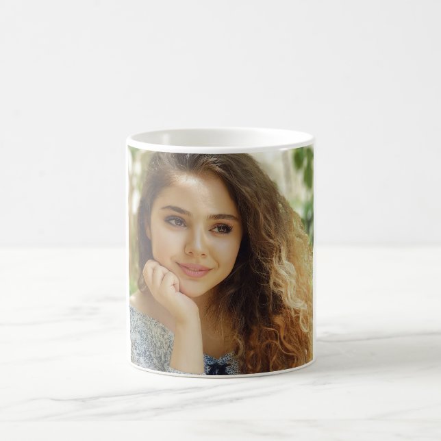 Simple and Chic Personalised Photo Coffee Mug (Center)
