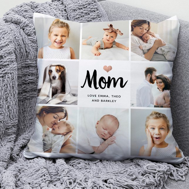 Simple and Chic | Photo Collage for Mum with Heart Cushion (Creator Uploaded)