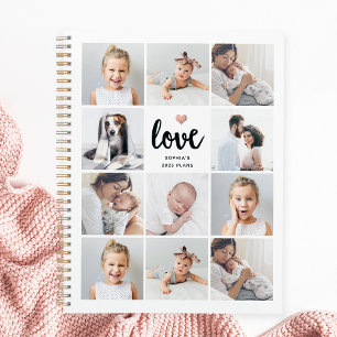 Simple and Chic Photo Collage Love with Heart Planner