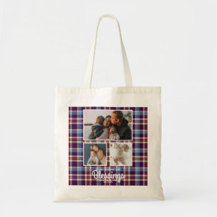 Simple and Chic Photo Collage   Love with Heart Tote Bag