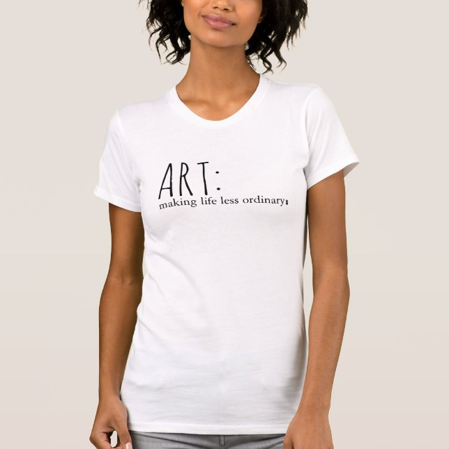 Simple and Cute Artsy T-shirts (Front)