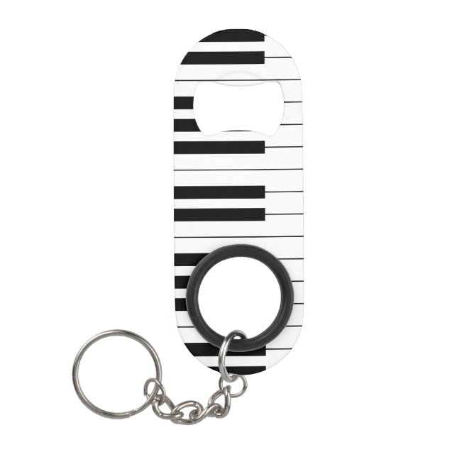 Simple and Elegant Black and White Piano Keyboard (Front)