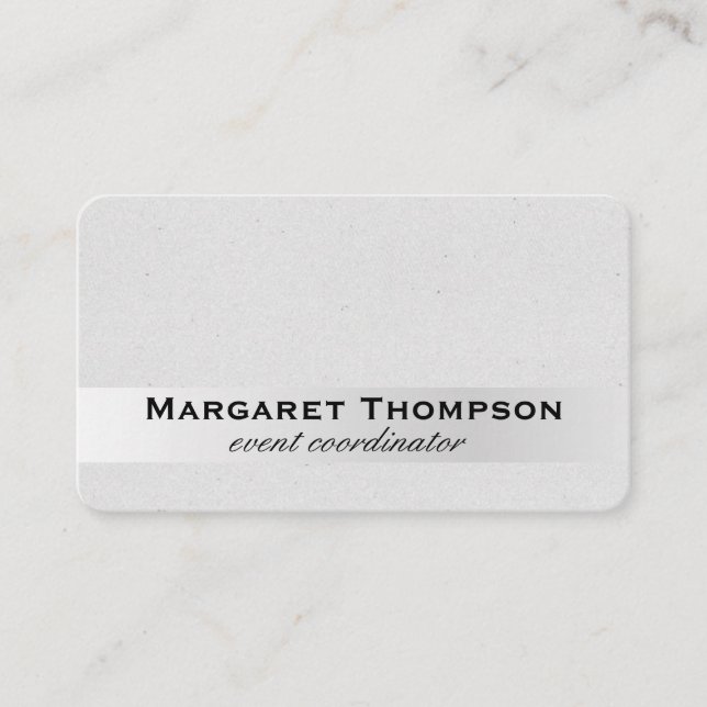 Simple and Elegant Business Card (Front)