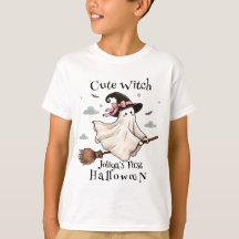 Simple and Elegant Cute witch first Halloween