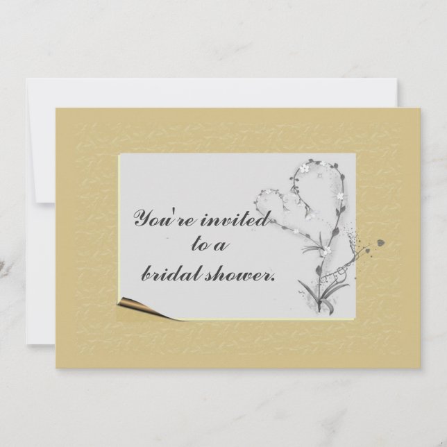 Simple and Elegant Floral Invitation (Front)