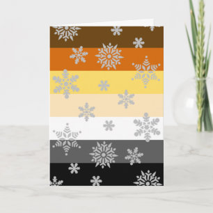 Simple and Elegant Gay Bear Pride Christmas Card