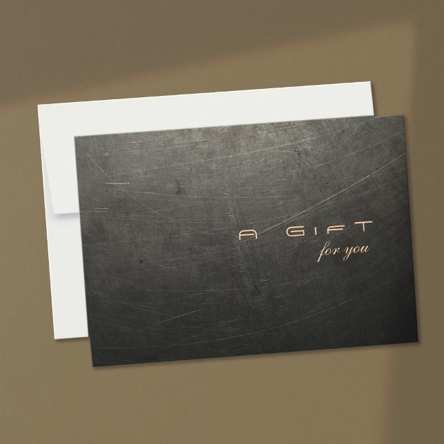 Simple and Elegant Men's Gift Certificate (Creator Uploaded)