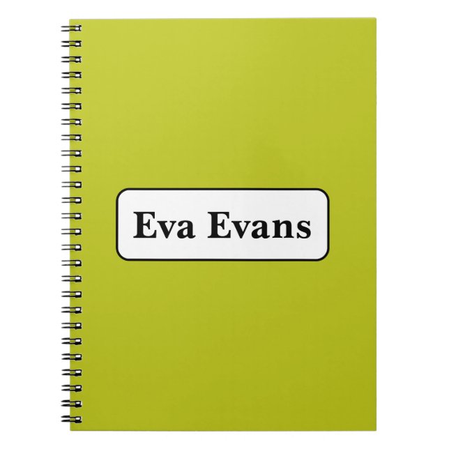 Simple and Elegant Notebook (Front)
