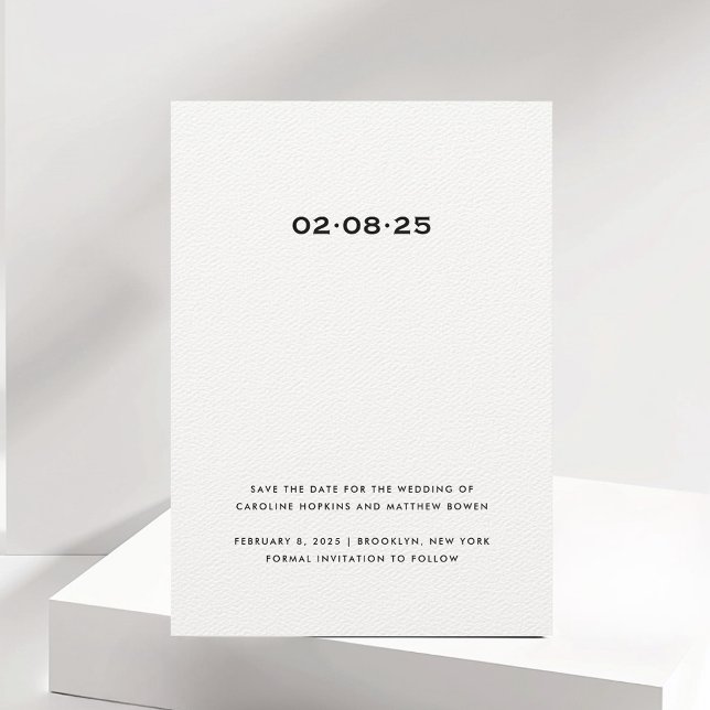 Simple and Elegant Save the Date Card (Creator Uploaded)