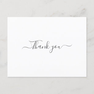 Simple and Minimal Thank You Card