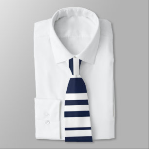 Simple and Modern Blue Striped Tie