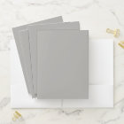 Simple and modern grey binder with name