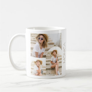 Simple and Modern Photo Collage Coffee Mug