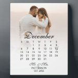 Simple and Modern Wedding Date Plaque<br><div class="desc">This Simple and Modern Wedding Date plaque is the perfect gift for the newlyweds in your life. Display their wedding date and a photo of them in this personalised plaque and they can display this in their home for years to come.</div>