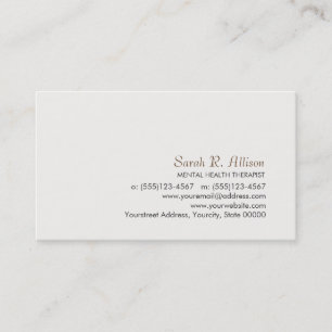 Simple and Sophisticated Business Card