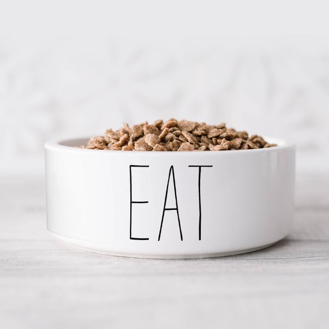 Simple and Sweet Personalised Dog Food Bowl (Creator Uploaded)