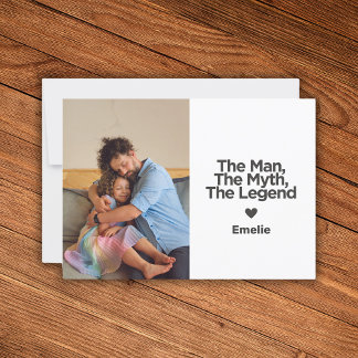 Simple and Sweet Quote Personalised Dad Card