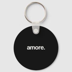 Simple And Unique Amore Valentine's Day Design  Key Ring